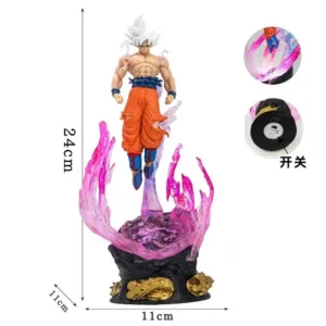 Dragon Ball Super Ultra Instinct Goku LED Light Figure – 24cm