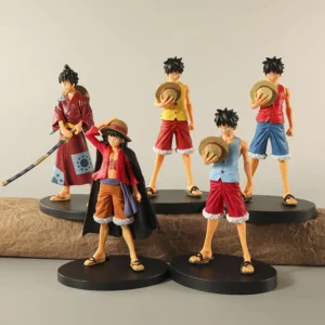 One Piece Monkey D. Luffy Figure Collection – Set of 5