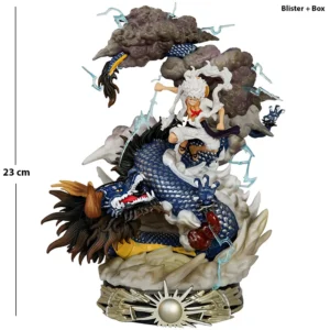 One Piece Gear 5 Luffy vs Kaido Battle Figure – 23cm