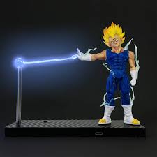 Dragon Ball Z Super Saiyan Vegeta Magnetic LED Light Figure - Image 2